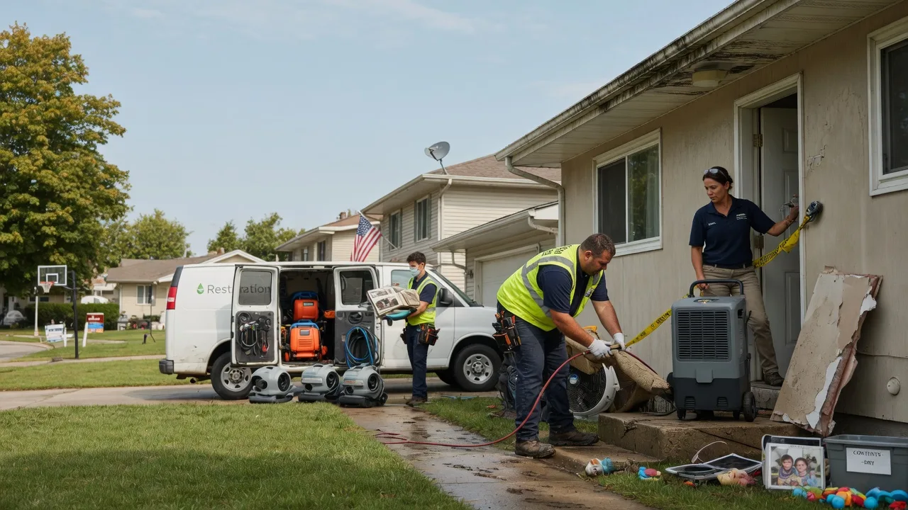 Water Damage Restoration in Gypsum, KS near me